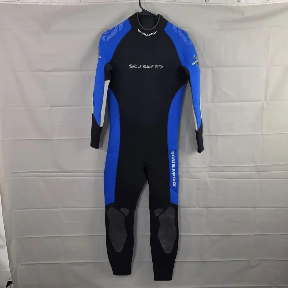 Scubapro Wetsuit Large Full Suit Black Blue Diving Scuba Sports Outdoor